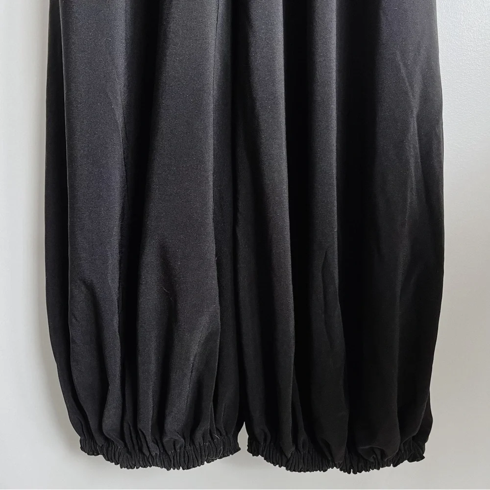 Norma Kamali Women’s Slip Jog Jumpsuit in Black Large - Picture 6 of 11